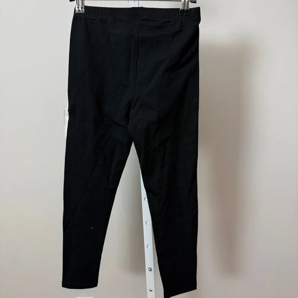 Cat & Jack Black Leggings with Logo Patch size L new with tags - Picture 2 of 4
